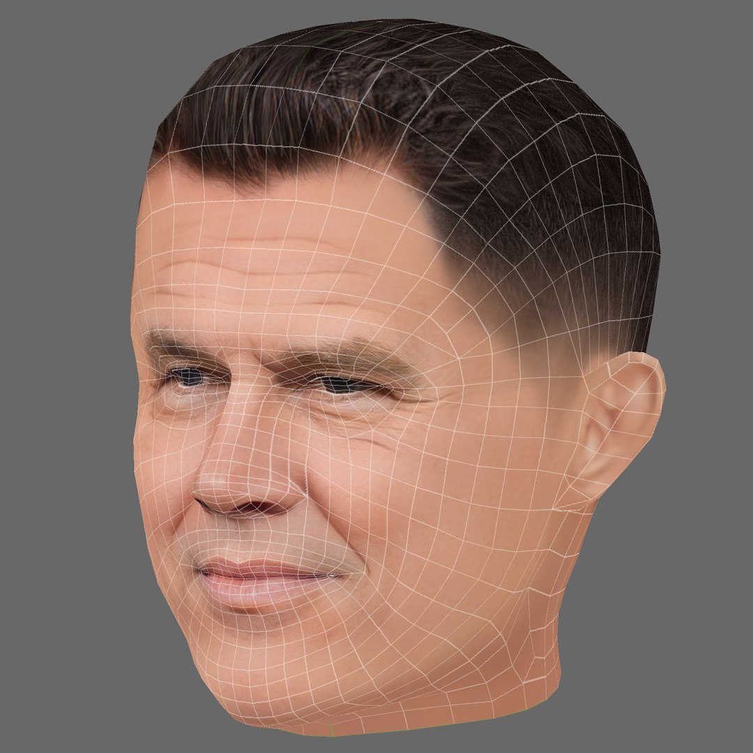 Josh Brolin Head - Low Poly Head For Game 3D Model - TurboSquid 2218906