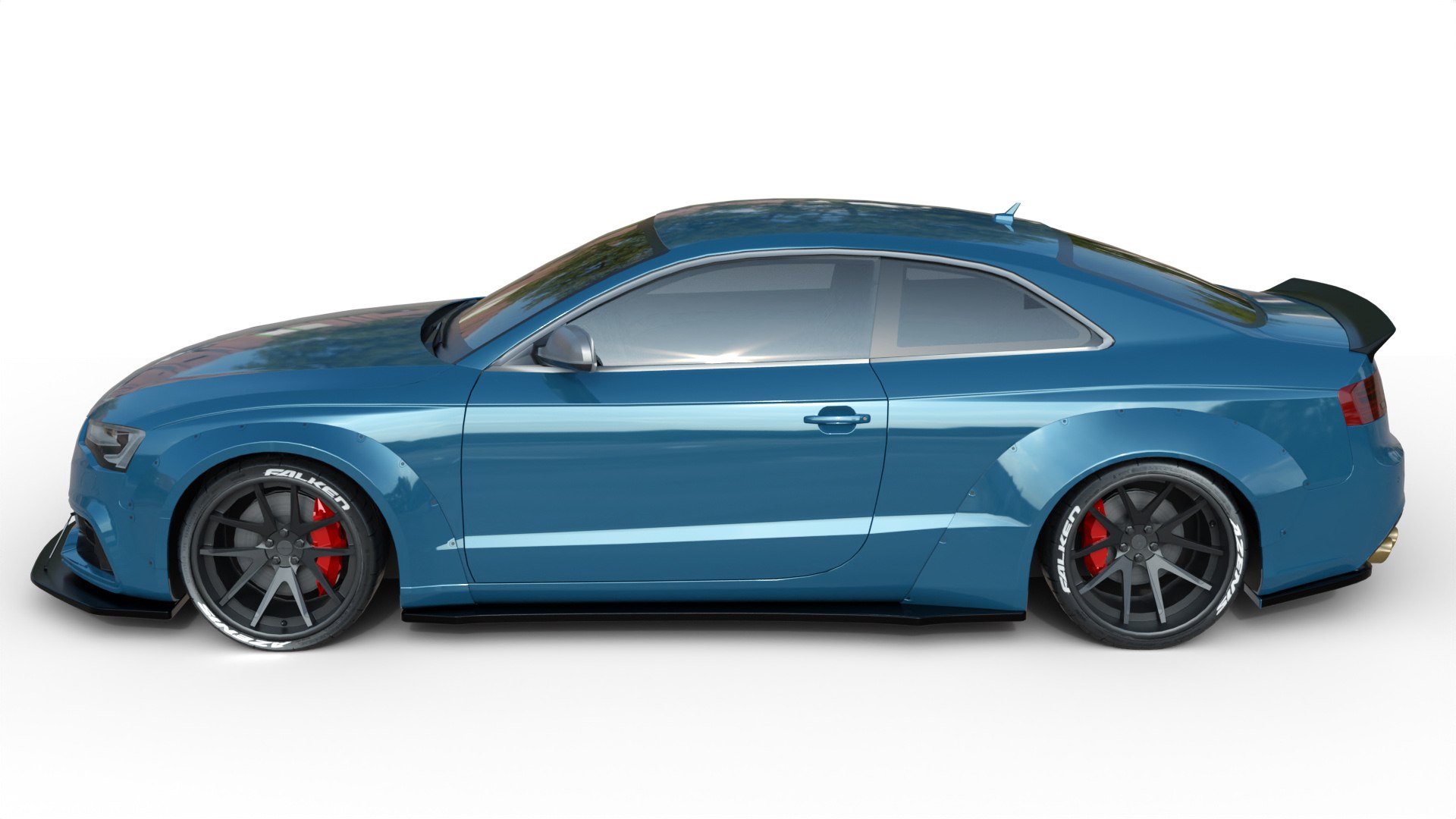 3D Audi RS5 Coupe LBworks Bodykit - TurboSquid 2384071