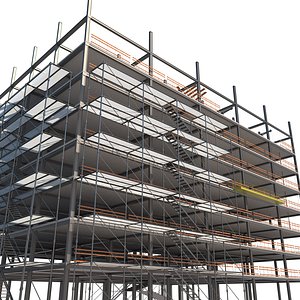 3D steel construction modular model