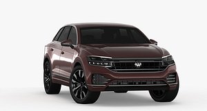 volkswagen 2019 touareg 3D model