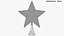 3D model christmas star tree topper