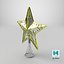 3D model christmas star tree topper
