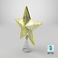 3D model christmas star tree topper