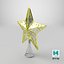 3D model christmas star tree topper