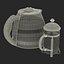 Coffee Pots 3D Models Collection