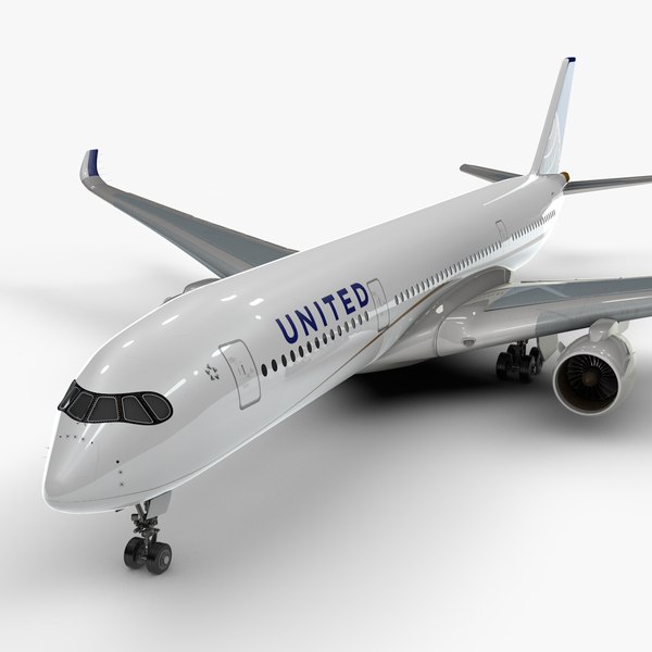 A350-900 united airlines l1091 model - TurboSquid 1647340