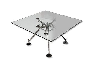 norman foster square desk 3d model
