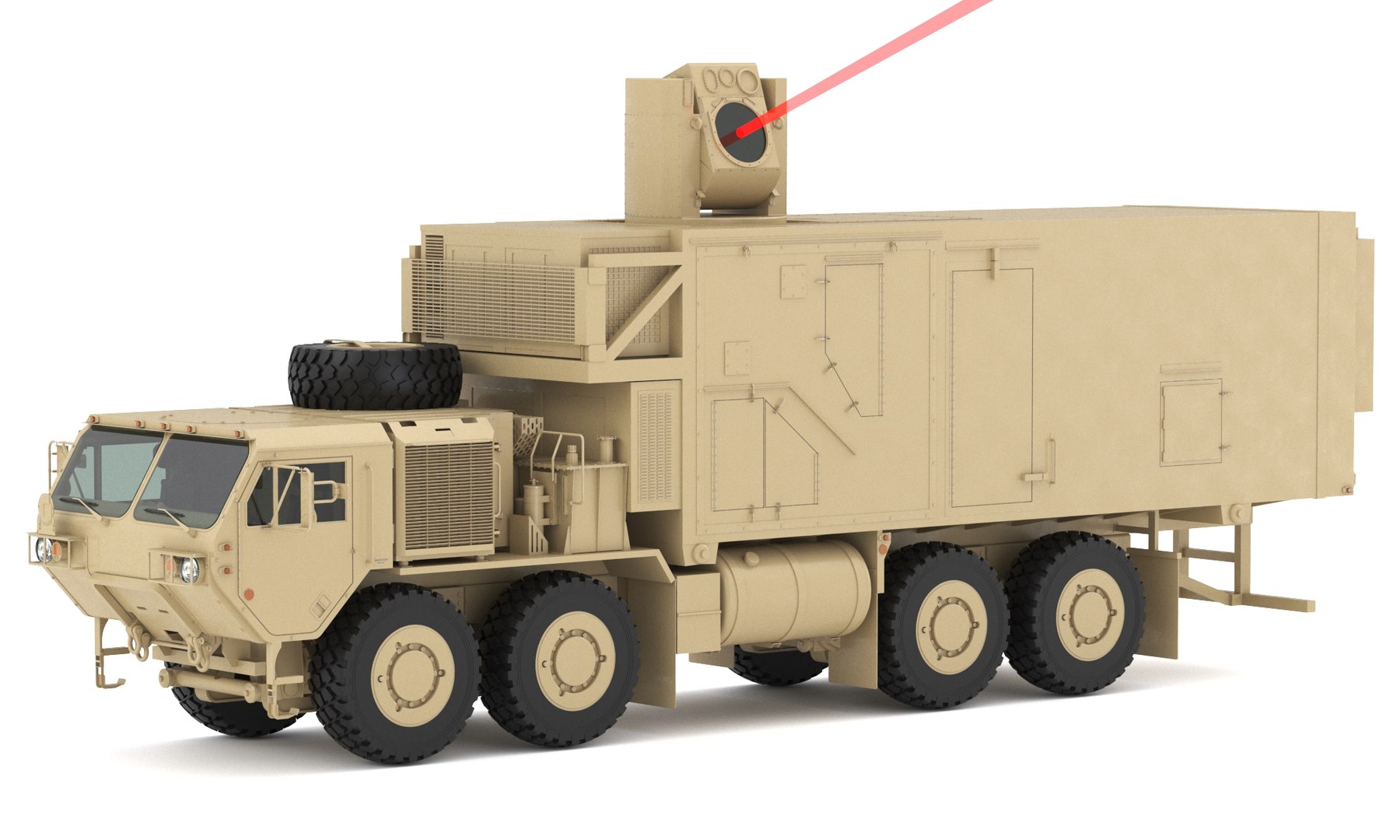 3D HEMTT A4 With Laser - TurboSquid 2346013