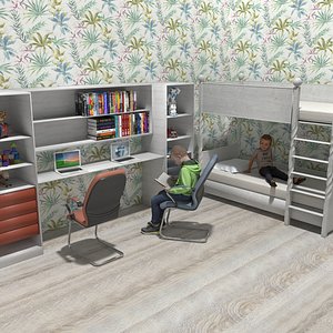 3D Kids Room
