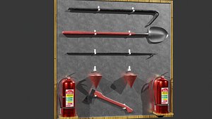 3D FireSafetyBoard model