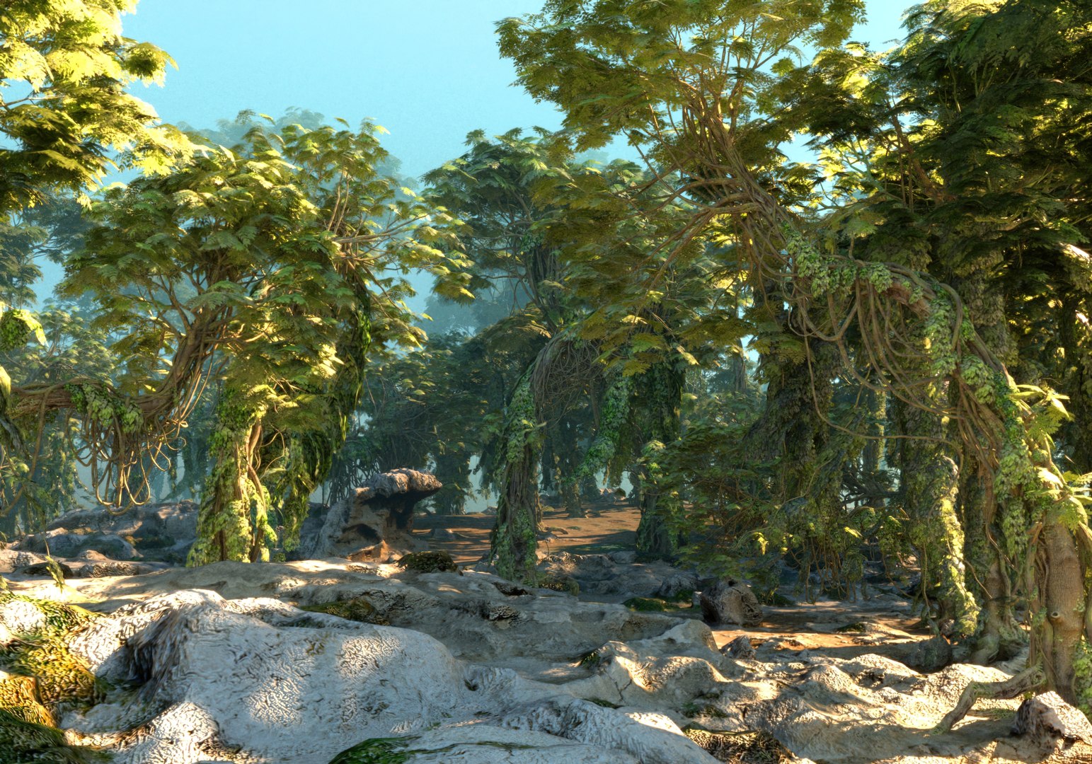 3D Model Animated Jungle HD - TurboSquid 2087801