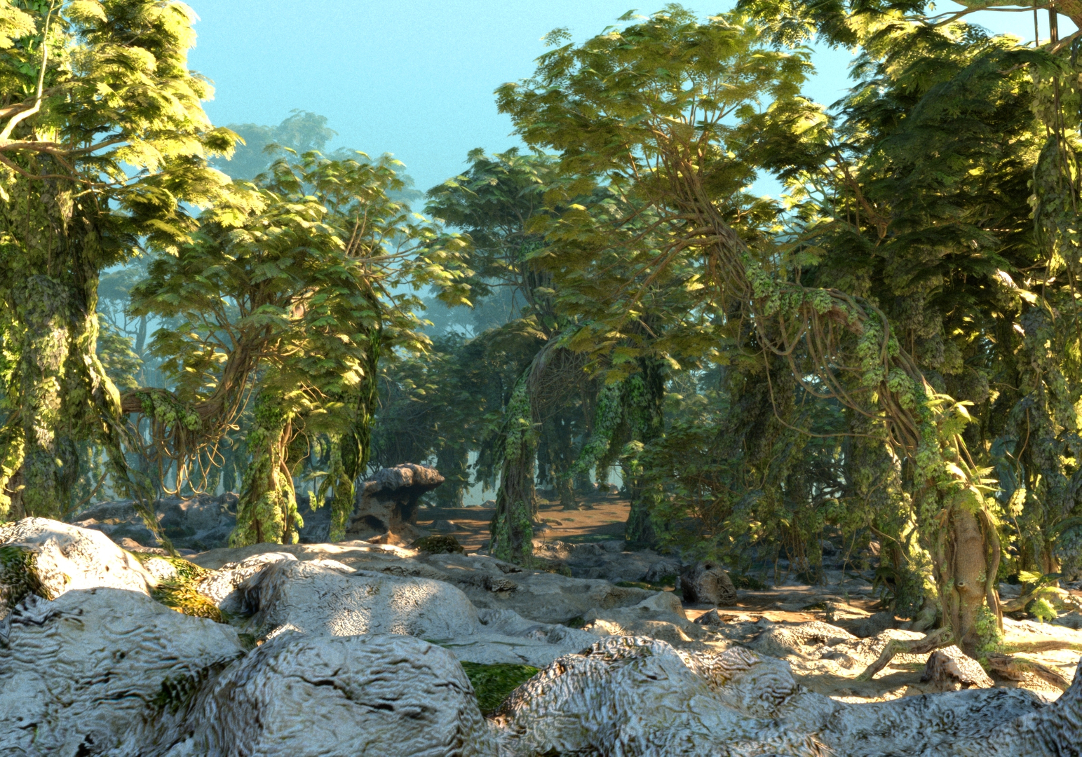 3D Model Animated Jungle HD - TurboSquid 2087801