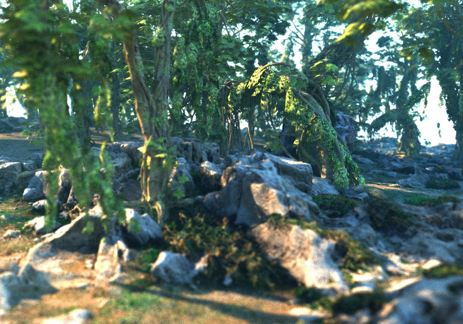 3D Model Animated Jungle HD - TurboSquid 2087801