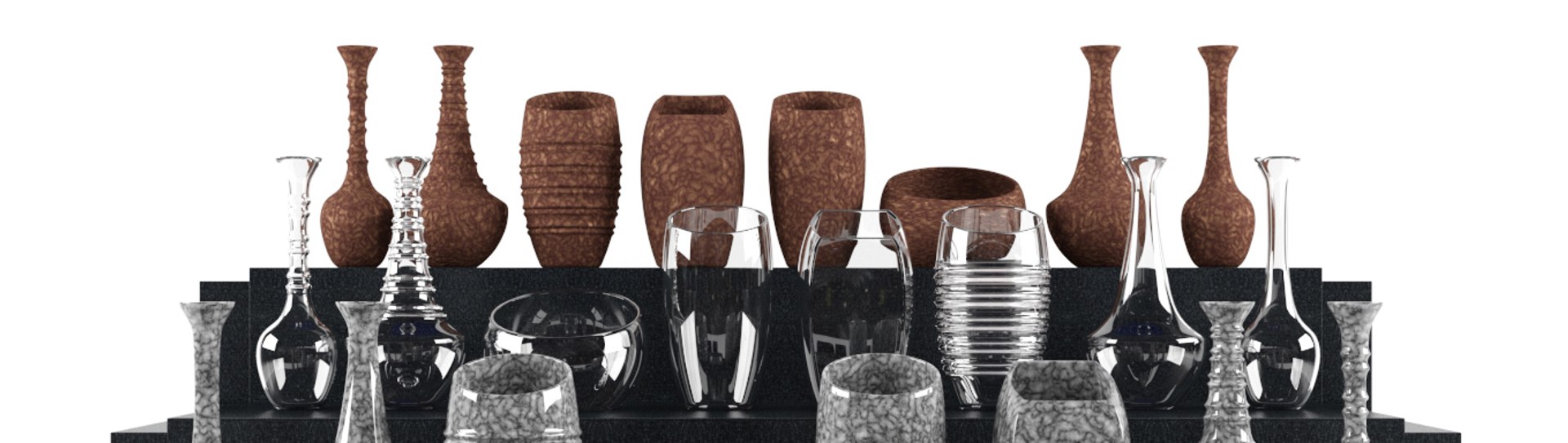 3D Decorative Vases Model | 1145764 | TurboSquid