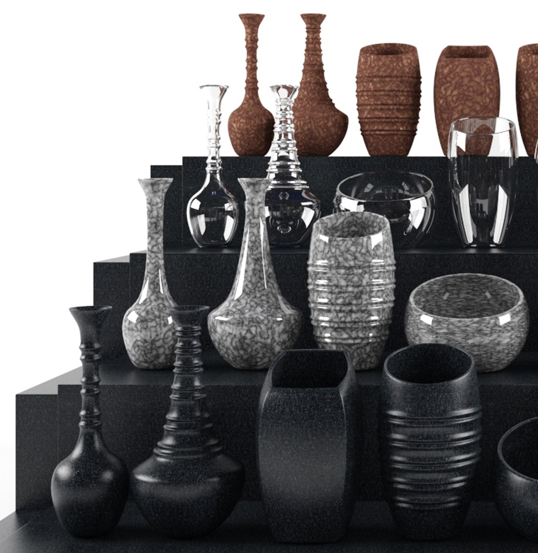 3D Decorative Vases Model | 1145764 | TurboSquid