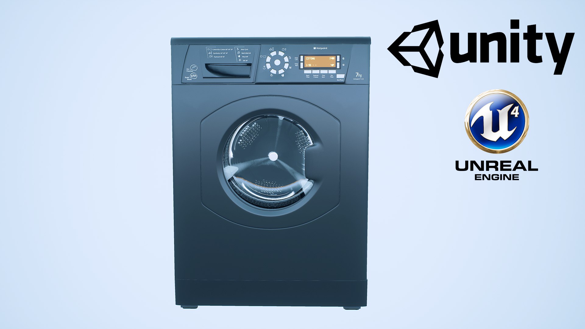 hotpoint washing machine wmao743