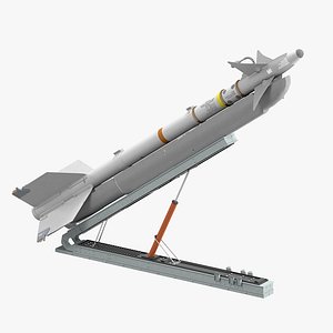 R-73 AA 11 Archer SeeDragon Launcher 3D model