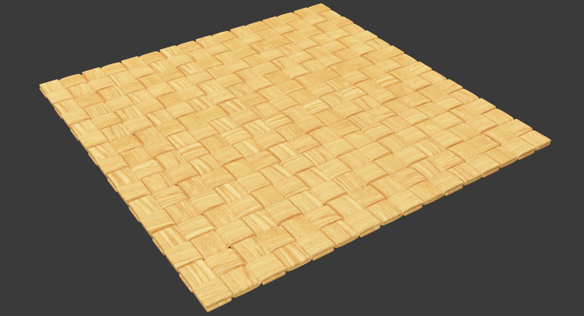 Wicker Mat 3D - TurboSquid 1330475