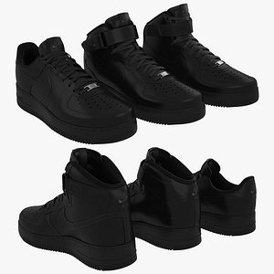 Nike Air Force 1 Set (Black)