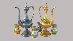 3D pot vase model