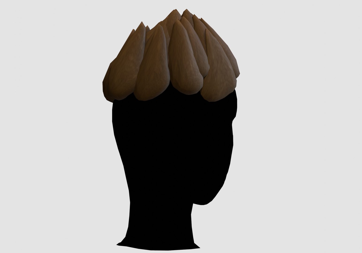 3D Short Sharp Hairstyle Model - TurboSquid 1931888