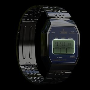 Digital vintage watch