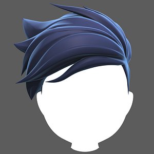 Base Hair for Boy V48 3D model
