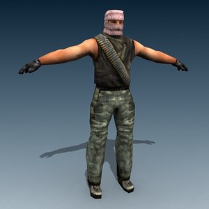 IRAQI terrorist_mesh_max5_gmax_3ds