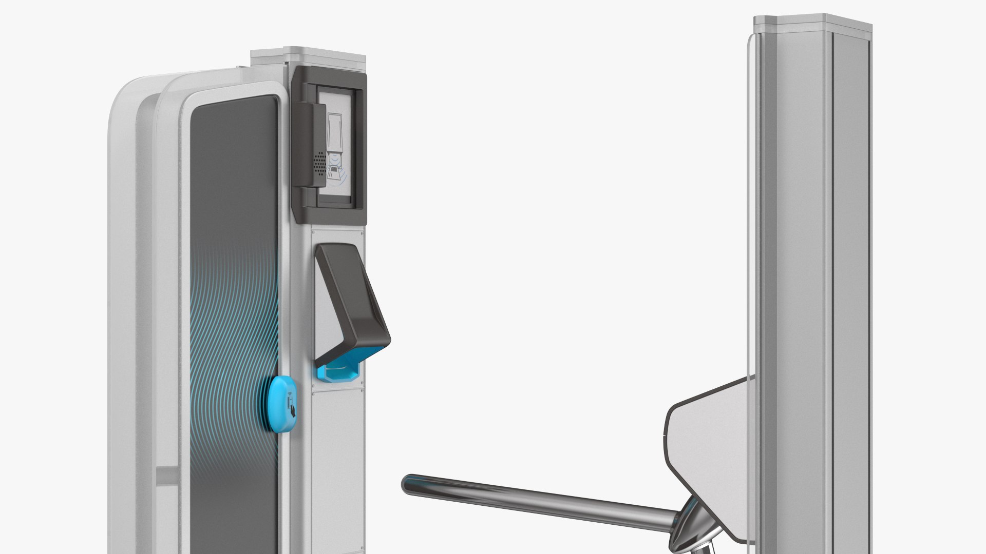 Smart Gate Turnstile 3D https://p.turbosquid.com/ts-thumb/lO/rIXcWJ/3B/smartgateturnstile3dmodel005/jpg/1628351386/1920x1080/fit_q87/46f5045cf4e540cc9732b9105e5038ff03b7b264/smartgateturnstile3dmodel005.jpg