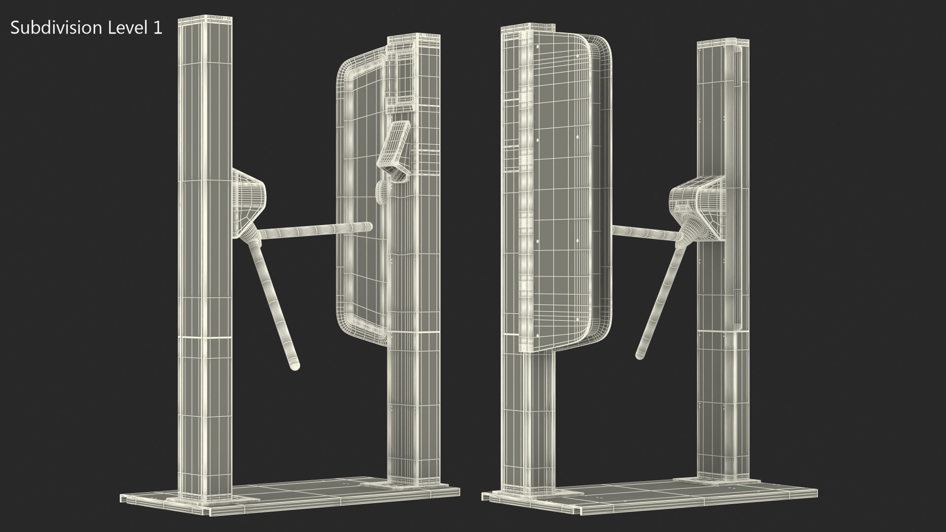 Smart Gate Turnstile 3D https://p.turbosquid.com/ts-thumb/lO/rIXcWJ/7L/smartgateturnstile3dmodel018/jpg/1628351415/1920x1080/fit_q87/b27863b4bf0bf6ecb524975efcdc1afde6dbb875/smartgateturnstile3dmodel018.jpg