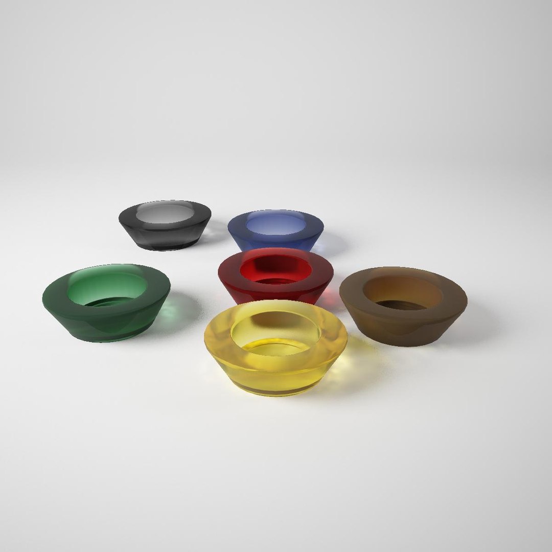 3d Candleglass V-ray Renders Model