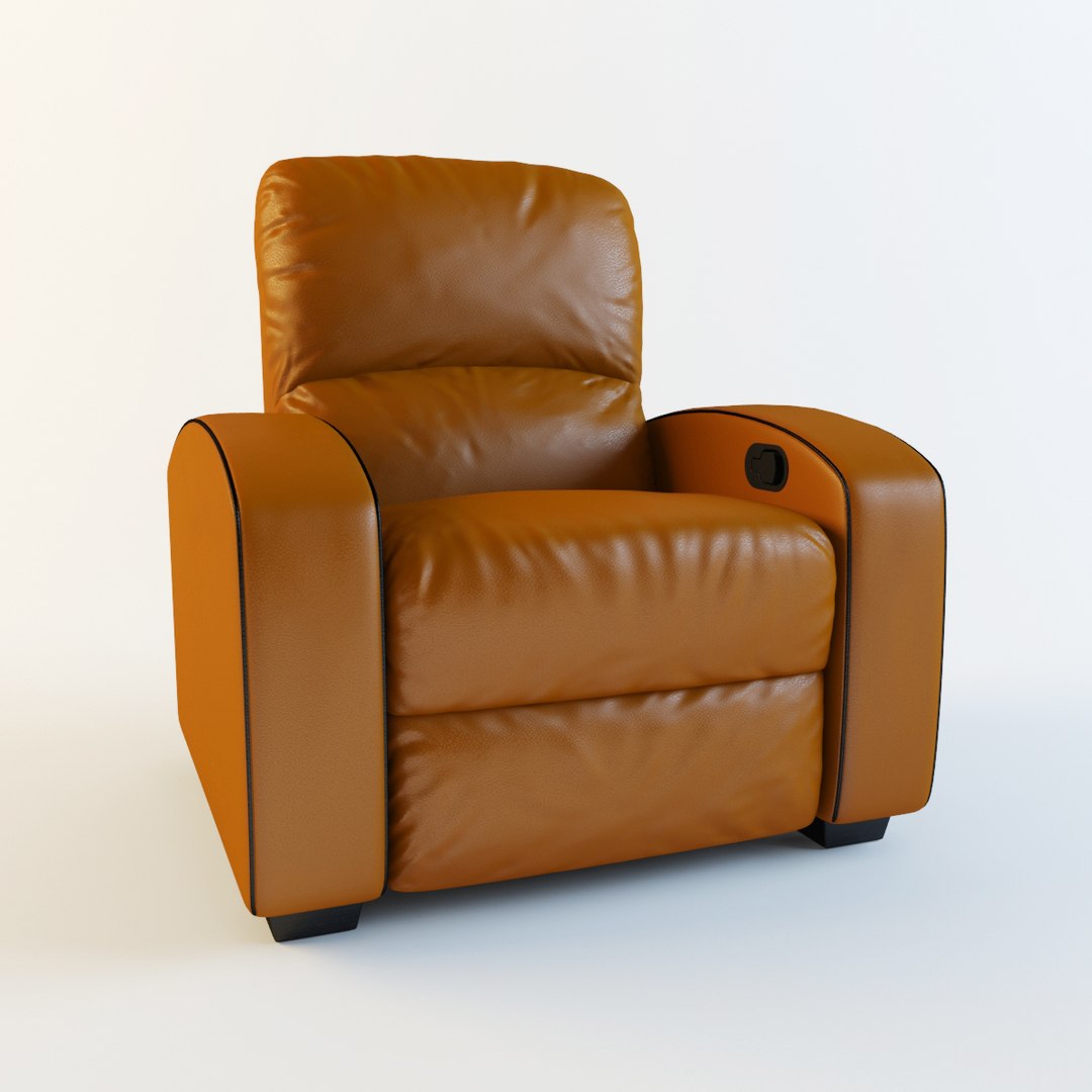 Max Home Theater Leather Recliner