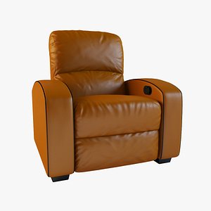 max home theater leather recliner