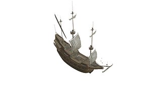 3D sailing ship