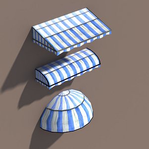 awning polys modelled 3ds