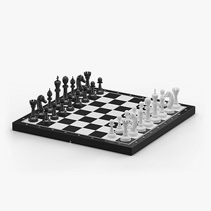3D Chess Board model