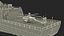 3D model Navy Ship With AH-64D Helicopter