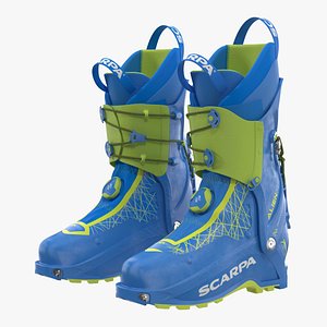 Ski Boots Blue