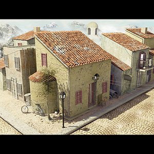 European Street (untextured)