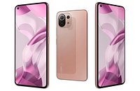 Xiaomi 11 Lite 5G NE Peach Pink Low Poly