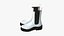 Botas de Cuero Blanco