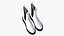Botas de Cuero Blanco