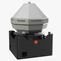 Tsunami Detection Buoy with Sensor Housing