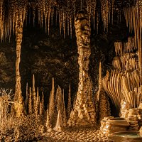 121 Modular Cave Speleothems Stalactites Flowstones  Cave Formation Kitbash Pack