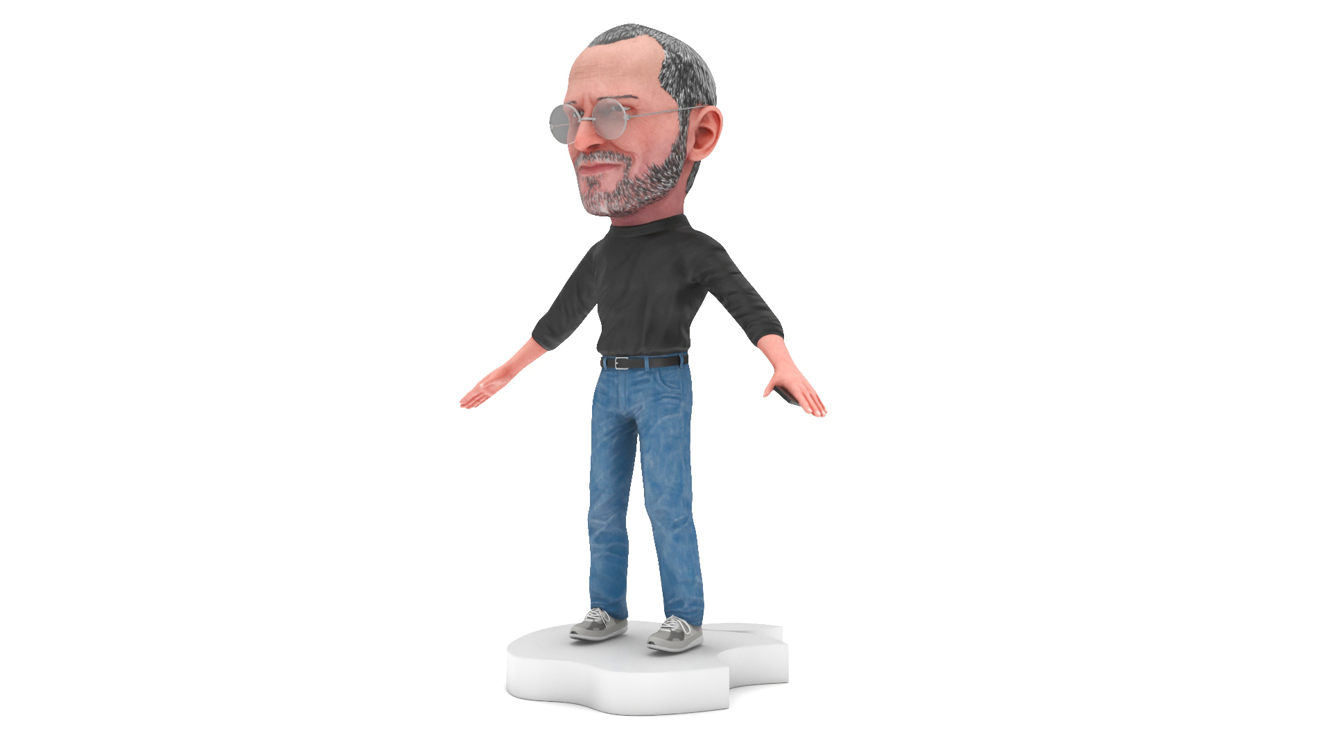 Steve Jobs Figure Rigged For Cinema 4D 3D Model - TurboSquid 2284259