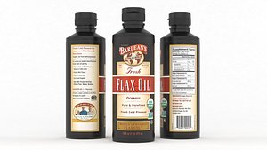 Flax Oil 3D model