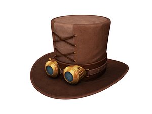 steampunk hat 3D