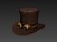 steampunk hat 3D