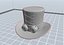 steampunk hat 3D