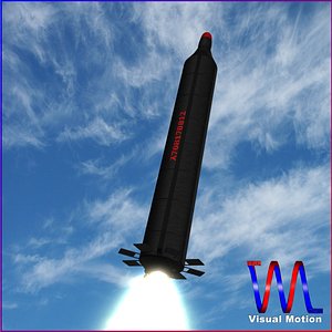 north hwasong-10 ballistic missile 3ds